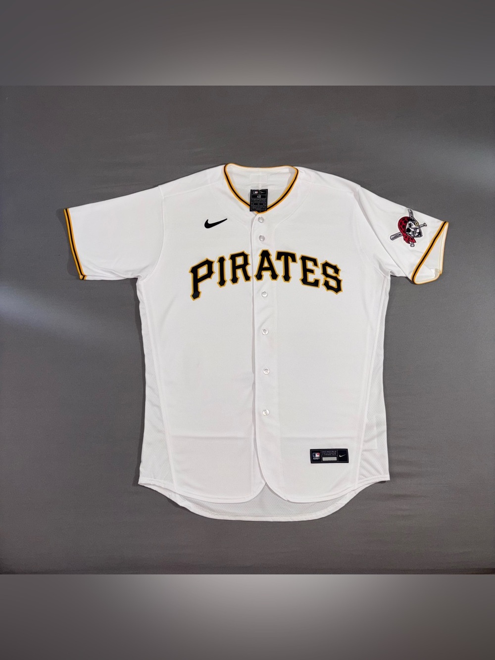 Men’s Nike Pittsburg Pirates Authentic Collection MLB Jersey White Size XL